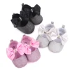 Spring Autumn Beautiful Baby Girl Princess Shoes Soft Soled Butterfly Bowknot Fashion Design Solid Newborn Prewalker Shoes D2677 5