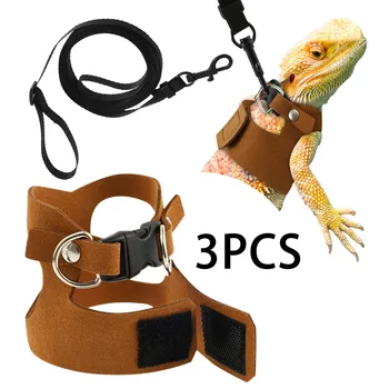 Adjustable Reptile Harness Set 1
