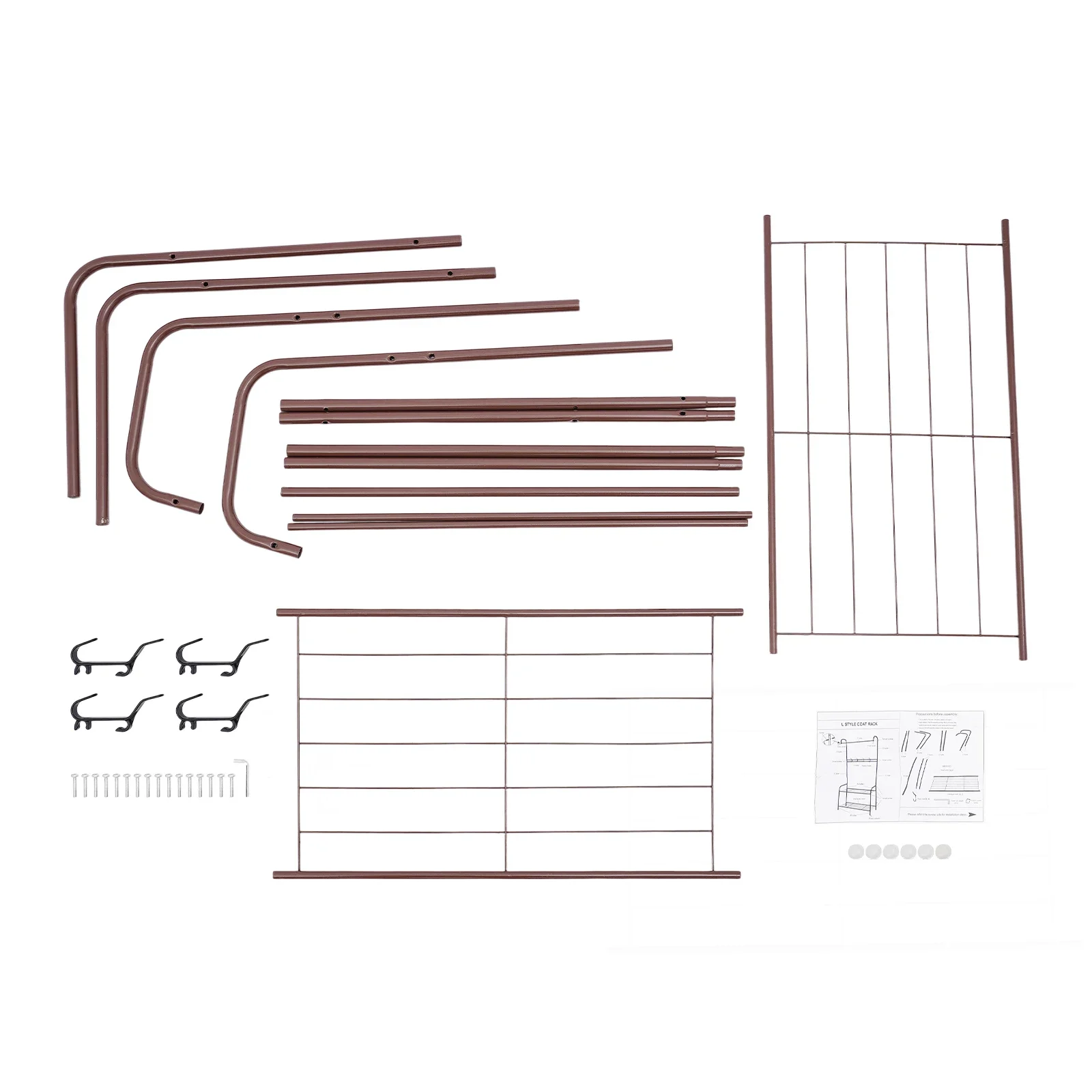 Kleiderständer für Zuhause, Garderobe, doppelter Kleiderständer, Kleiderständer, geeignet zum Aufhängen von Kleidung, Anzügen, Schals, Taschen usw – Detail 7