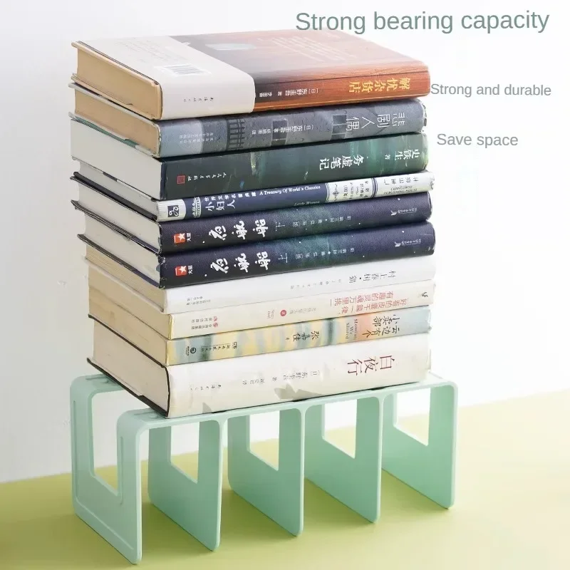 4 Grid Bookends Stand Bookshelf Desktop Decor Storage Rack Book Holder School Stationery Office Desktop File Organizer book organizer book holder book stand