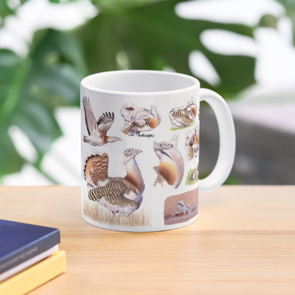 

Great Bustard Coffee Mug Pottery Cups Cups Free Shipping Mug