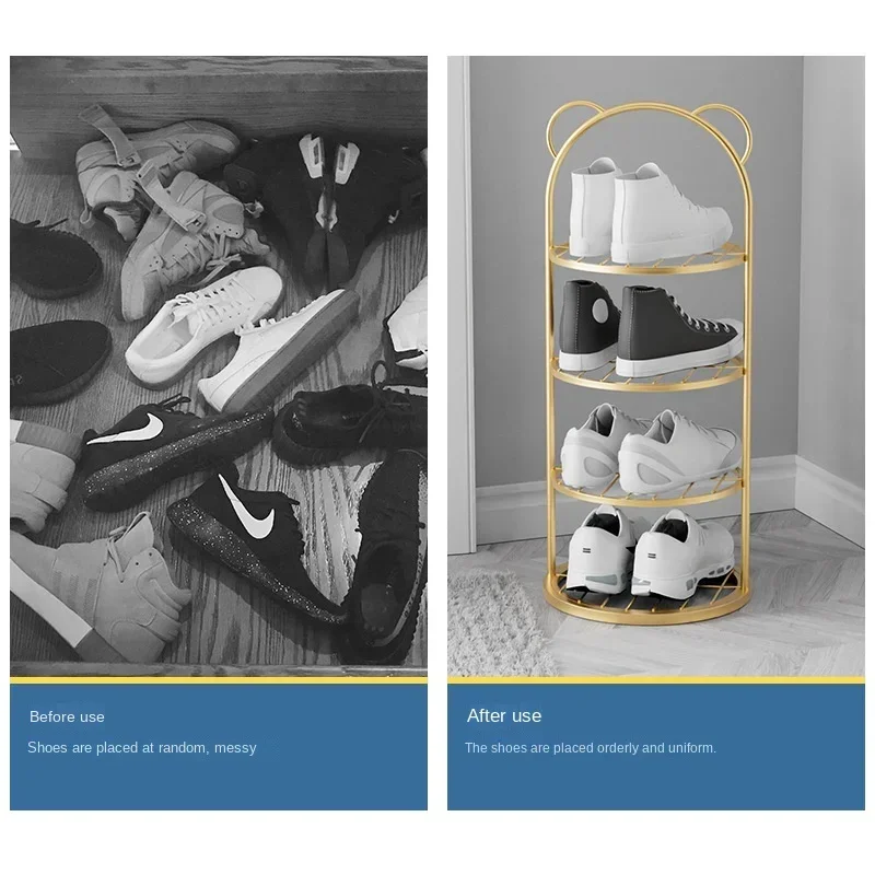 Space-saving Multi-layer Shoe Rack Simple Doorway Household Storage Artifact Small Narrow Shoe Rack Strong and Durable