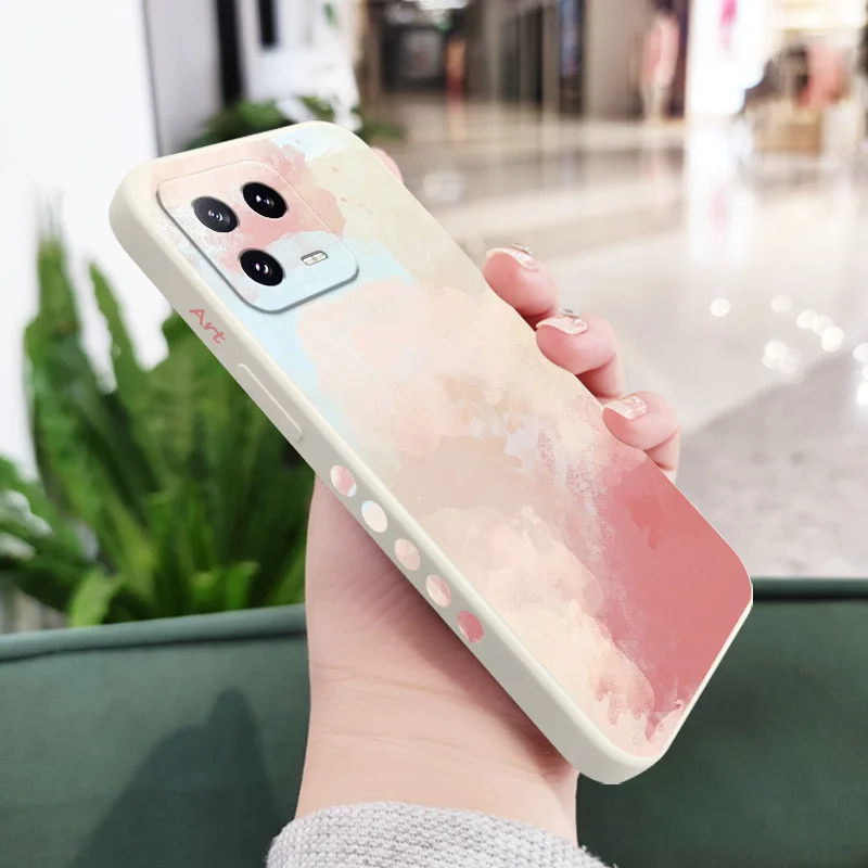 Premium Texture Toning Liquid Silicone Phone Case
