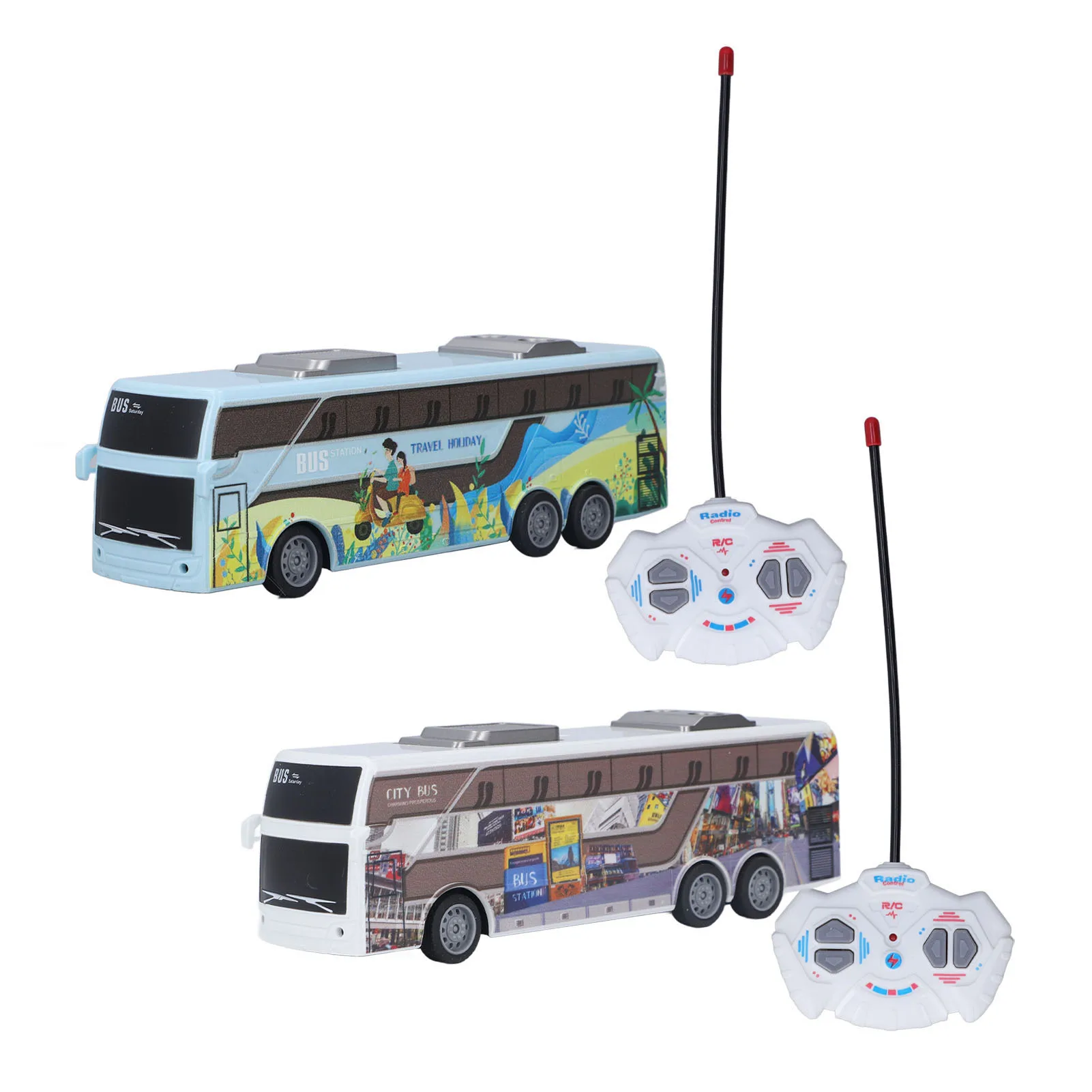 

RC Bus Toy Electric Simulation High Speed Bus Remote Control City Express Toy Gift For Kids