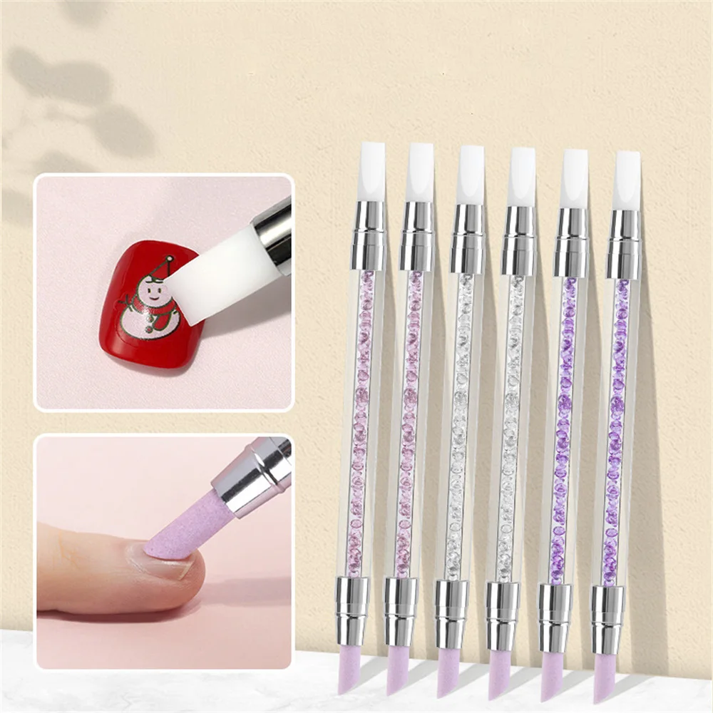 

1PC Dual-ended Dotting Picking Nail Art Pen Crystal Beads Tiny Rhinestone Studs Sequins Picker Manicure Tools