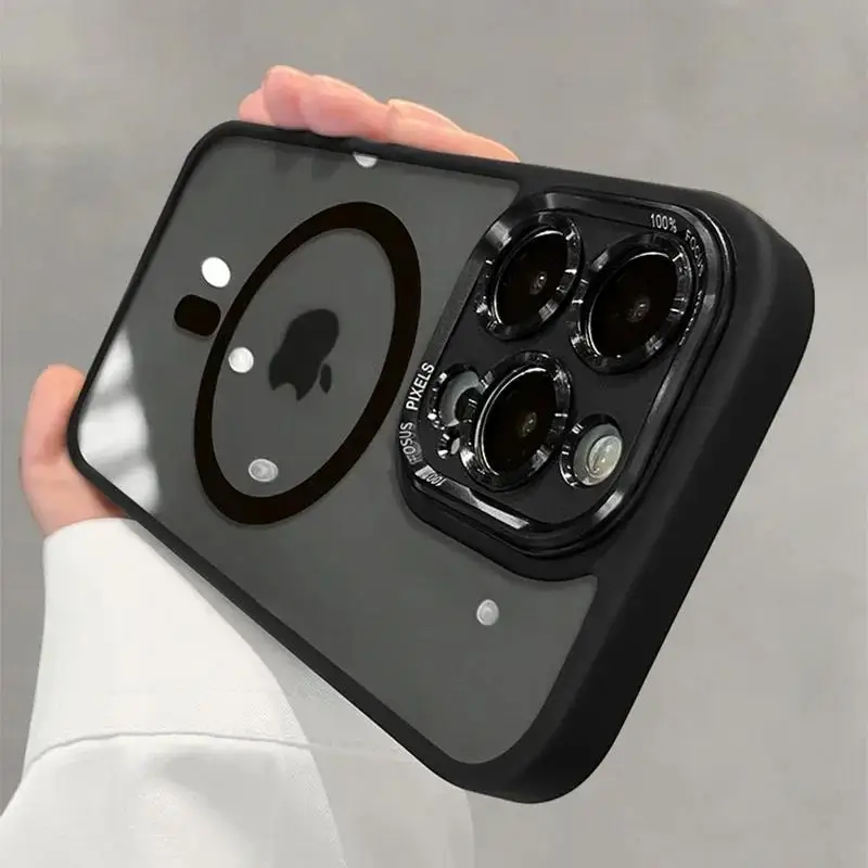ตัวเลือกสินค้า เคสกันกระแทก iPhone 16 Pro Max โลหะแม่เหล็ก เลนส์กันชน