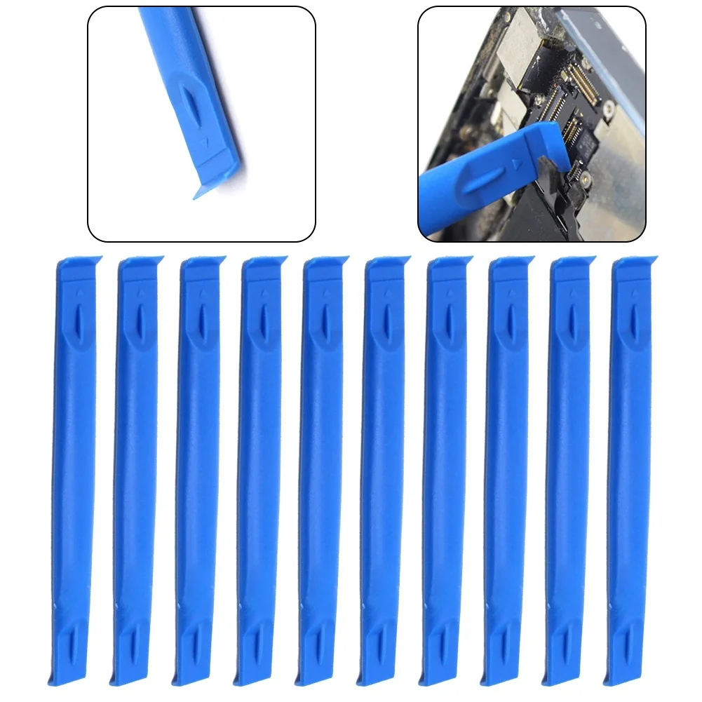 10pcs 83mm Plastic Opening Tool Cross Crowbar DIY Spudger Cylindrical For Laptop PSP Repair Disassemble Hand Tools Light Blue