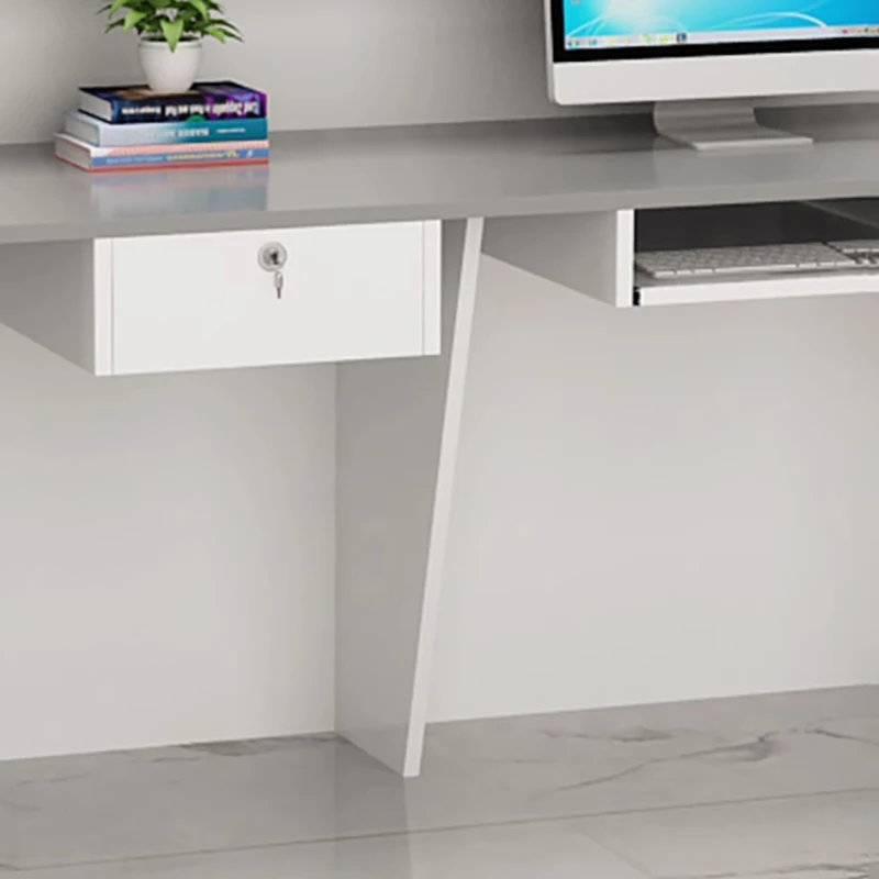 Retro Beauty Reception Desks Counter Storage Aesthetic Mostrador Commercial Furniture