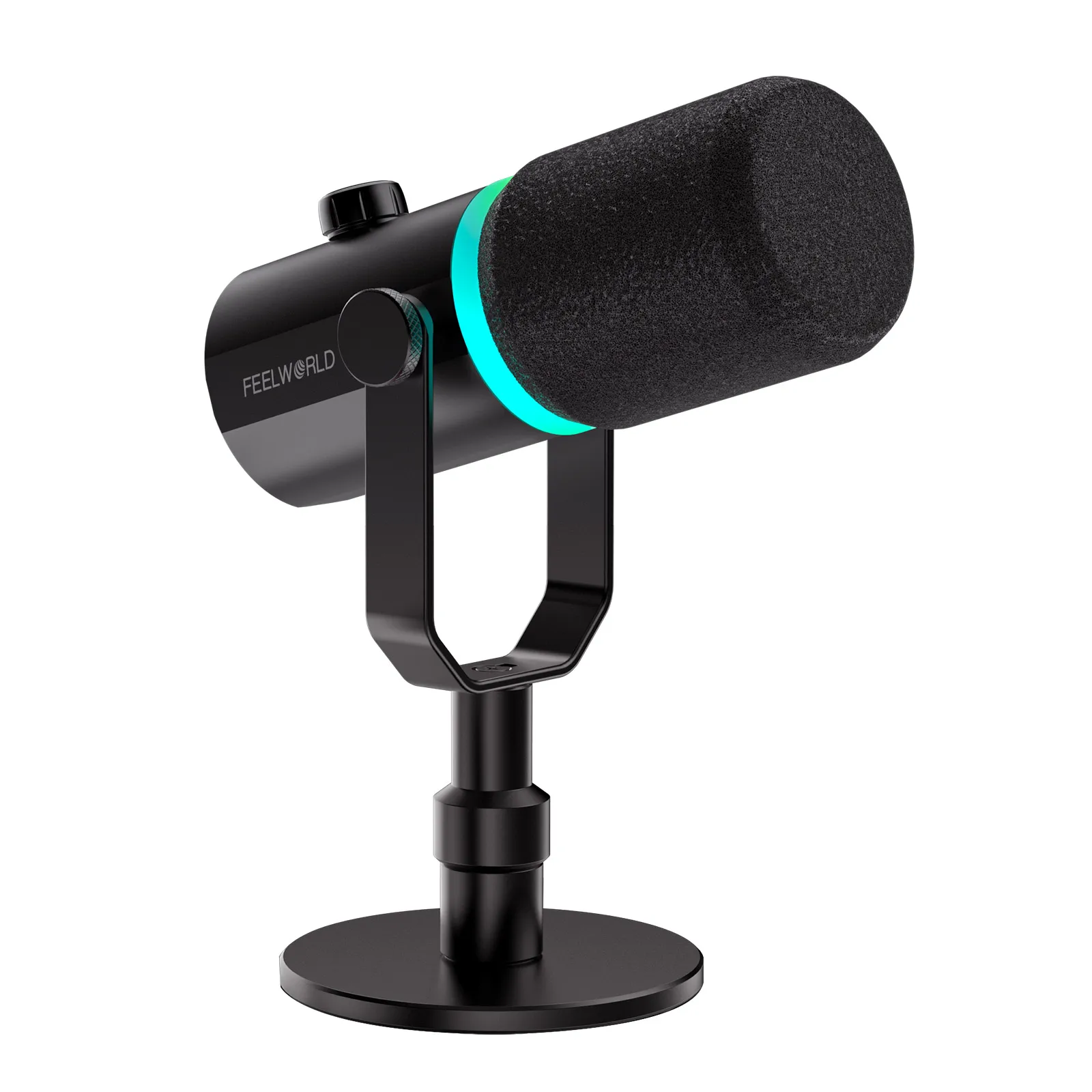 

FEELWORLD PM1-XS XLR USB Dynamic Microphone with Base for Podcasting Recording Computer Gaming Live Streaming Vocal Voice-Over