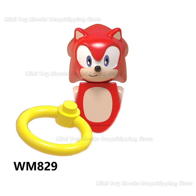 WM6086 WM6087 WM6088 LG1001 Sonics Anime Building blocks Amy Rose Ray Storm Shadow Bricks mini action toy figure Children gifts WM829