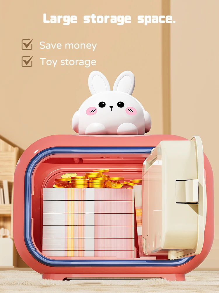 Kids Electronic Piggy Bank Cash Coin Password Automatic Mini ATM With Music Boy Money Box Education For Children Gifts 4