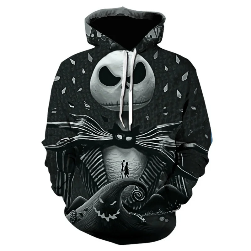 thumbnail image 1 of Sudadera con capucha de pesadilla antes de Navidad, ropa de calle de Jack Sally, Jersey Harajuku, chándal de Hip Hop, sudaderas con capucha de gran tamaño, 1 of 5