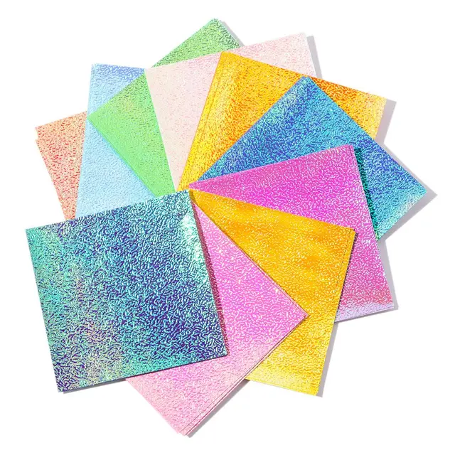 50 Sheets Glitter Origami Paper 3