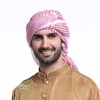 Soft Breathable Comfortable Daily Wear Ethnic Head Wrap Dubai Saudi Men Traditional Muslim Keffiyeh Headdress