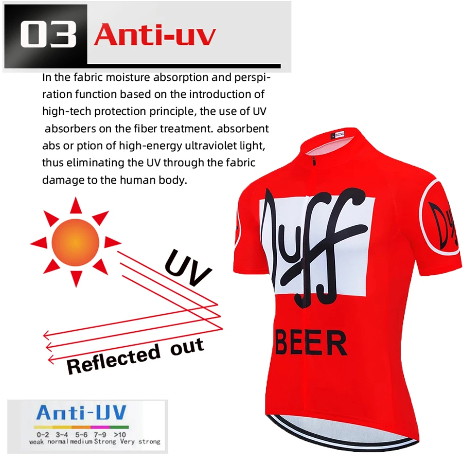 Cycling Jersey New Team DUFF Cycling Clothing MTB 19D gel Bib Shorts Men Bike Jersey Set Ropa Ciclismo Triathlon
