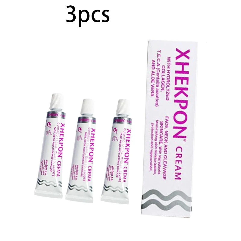 

3pcs Xhekpon Neckline Crema Face Neck Cream 40ml Spanish Neckline Cream Wrinkle Smooth Firming Anti Aging Cream Beauty Skin Care