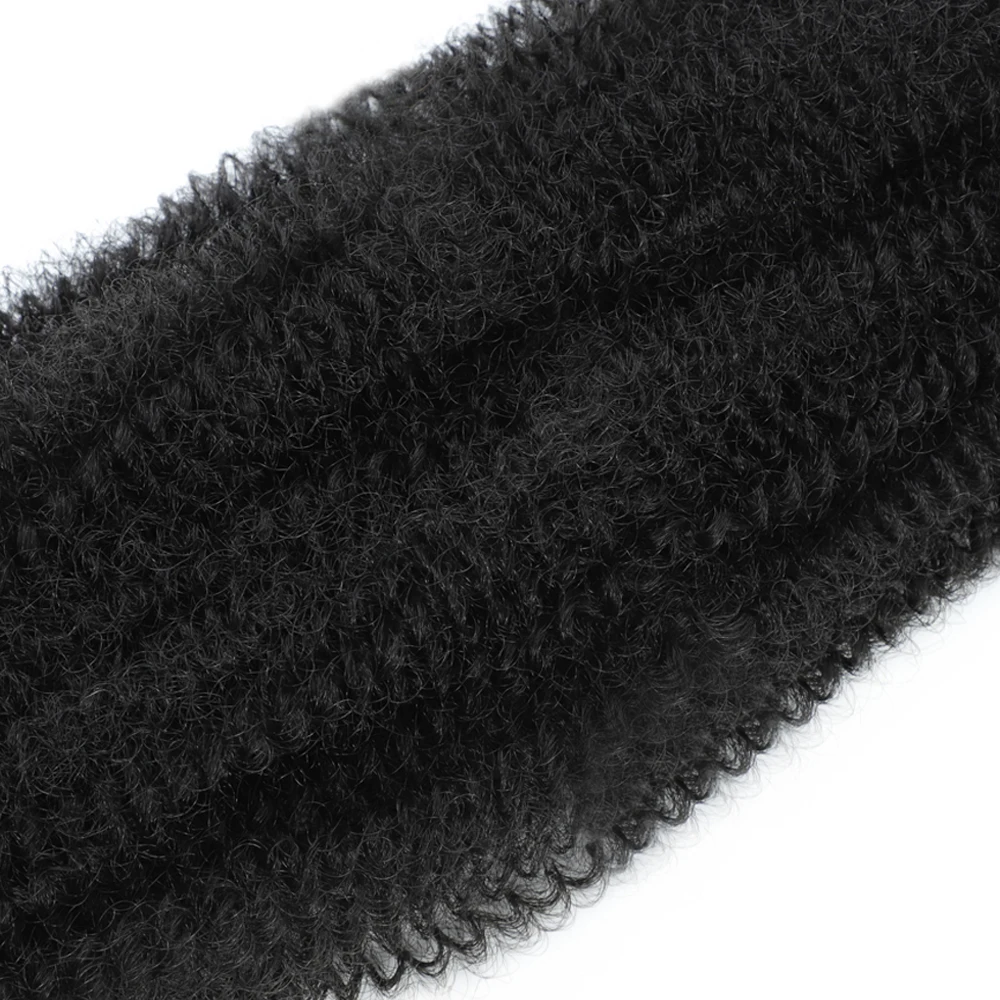 Springy Afro Twist Hair Marley Afro Kinky Twist Braiding Hair for Distressed Faux Locs Heat-Resistant Fibers pelo para trenzas 4