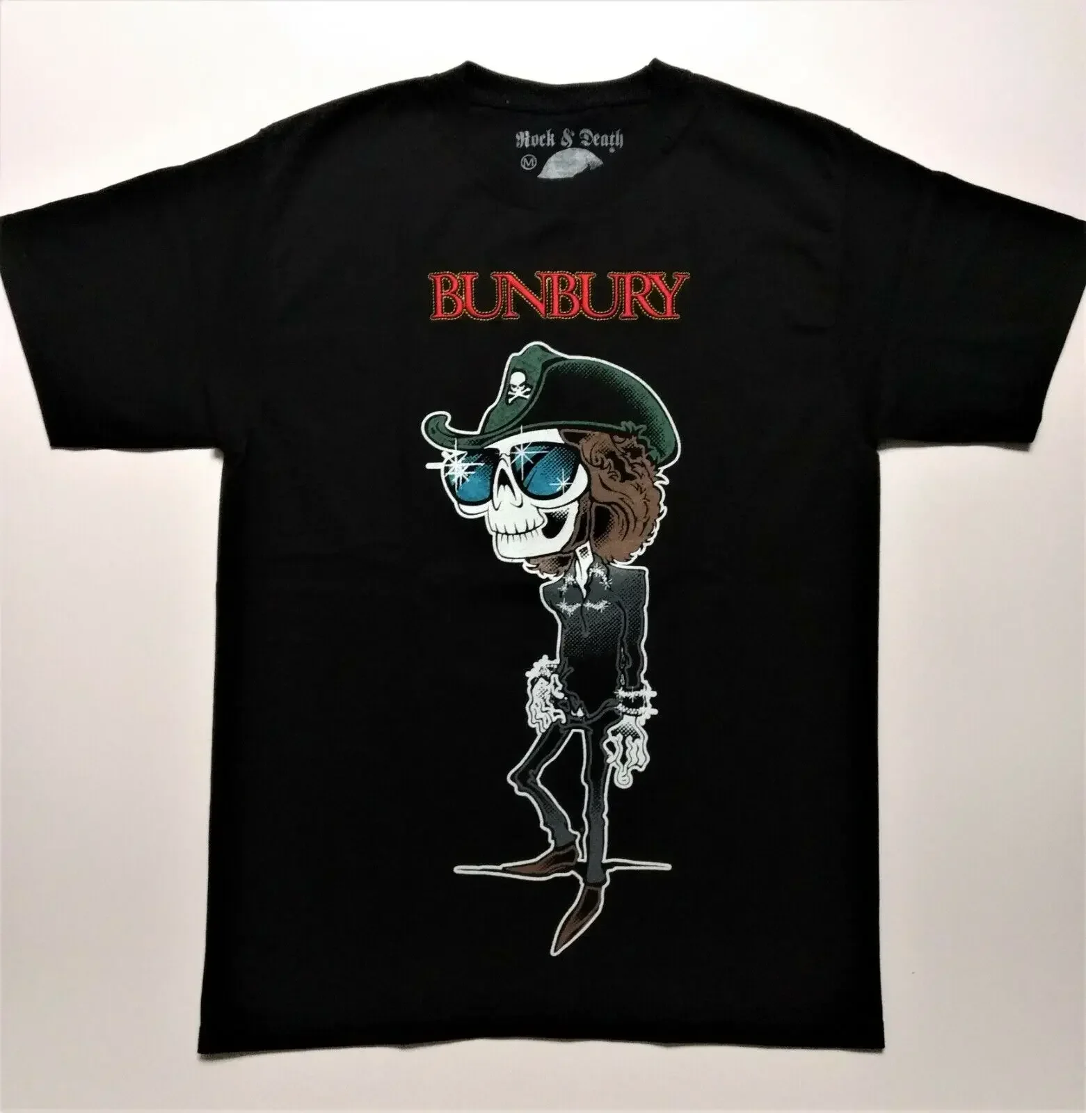 

BUNBURY T-Shirt RARE Embroidered Logo Mexico Tour 2022 Enrique Heroes Silencio