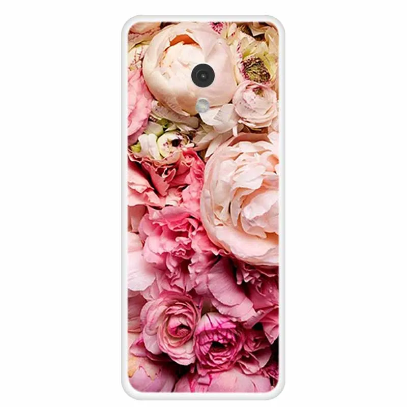 Clear Soft Silicone Floral Phone Case, Transparent Back Cover