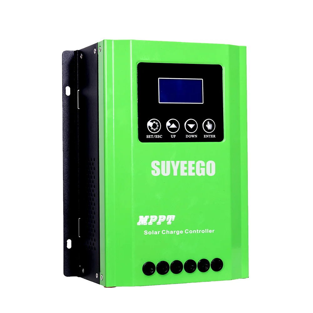 suyeego-mpptソーラーコントローラー、緊急充電ランプ、20a、72v充電