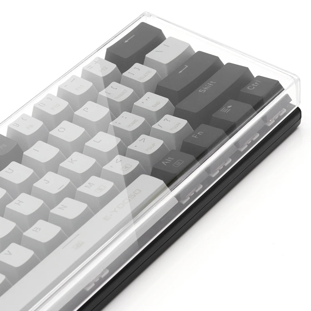 acrílico transparente teclado mecânico capa de poeira chave capa de ar para