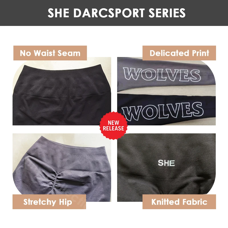 She Darc Leggings Women Scrunch Running Pants Women Elastic Darcs 2024 New Style Outfit Warm Fitness Gym Pants Soft Leggings