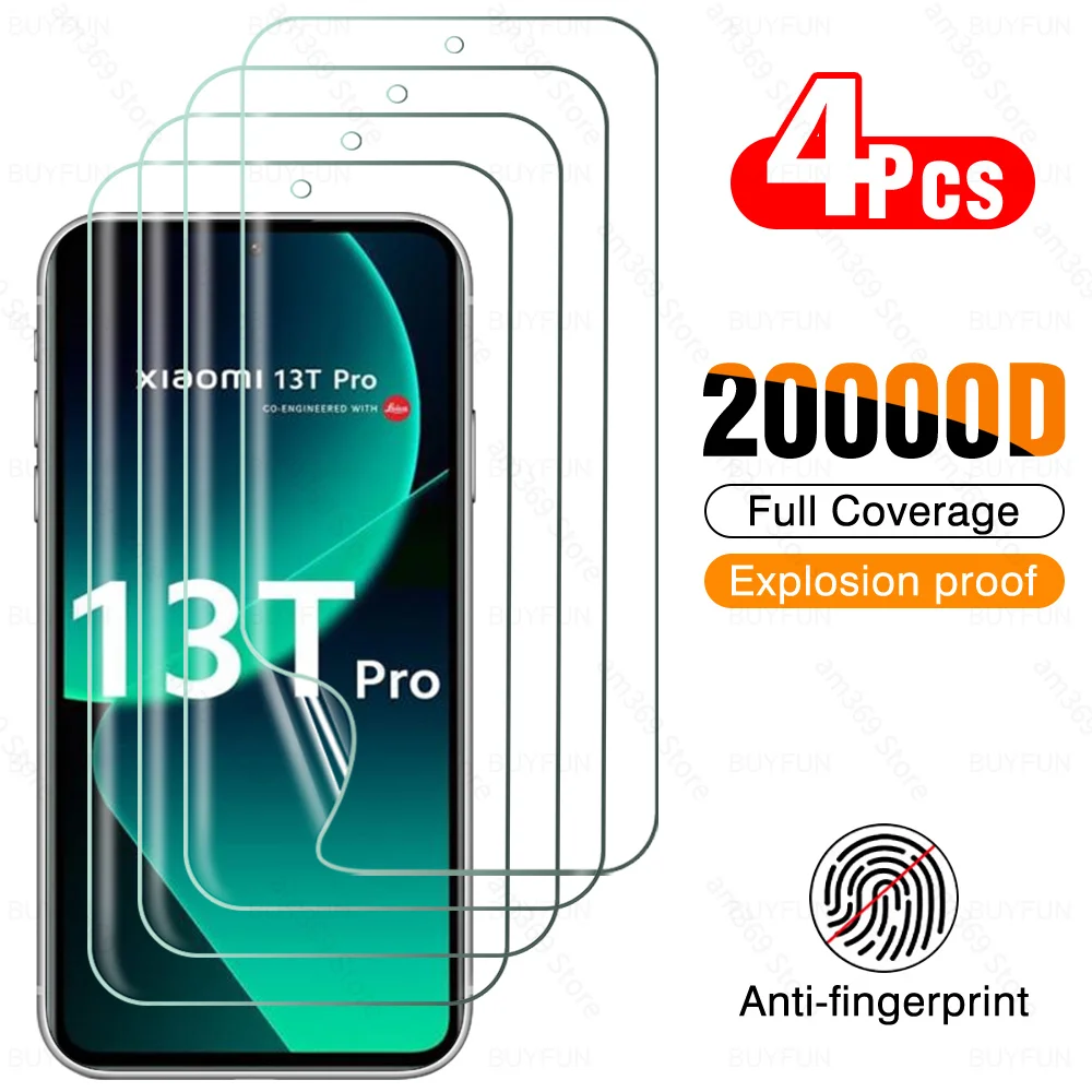 Pellicola Salvaschermo 4 Pezzi Per Xiaomi 13 T Pro 5G Full Glue Hydrogel Film Not Glasss Xiaomi13T Mi 13Tpro 13 T T13 Mi13T Muslimate