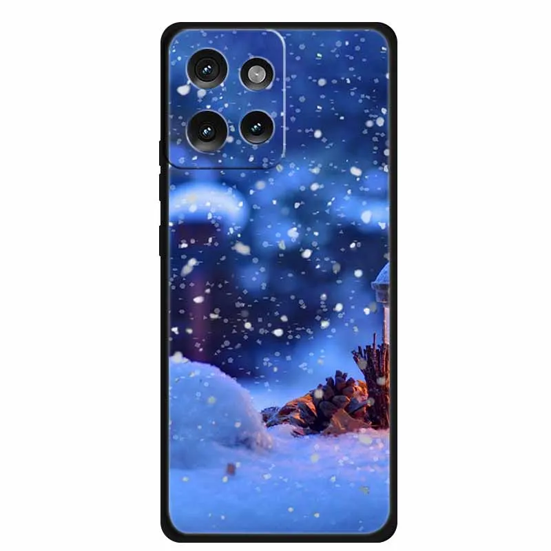 Festive Holiday Silicone Case - Soft TPU Protective Cover with Christmas Design