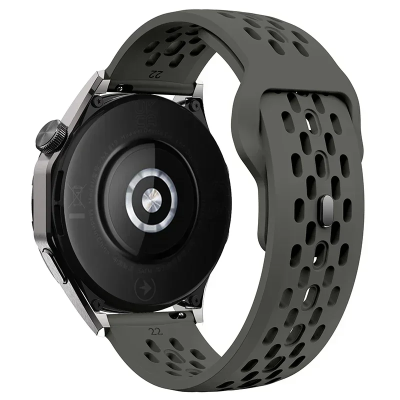 Premium Silicone Replacement Strap for Smartwatches - 22mm Bracelet Accessories