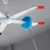 12 'Long Handle Microfiber Ceiling Fan Dust Collector - Dust Lock, Easy Cleaning Brush - Removable Brush Head for Easy Cleaning 3