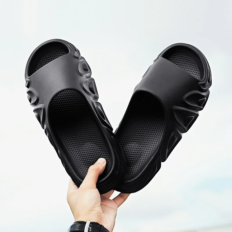 Slip Slippers for Men Non-Slip With Thick Sole Soft Foam Sliders Slipper for Indoor Outdoor_voghion.com