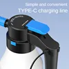LEIBOO 1.5L Electric Foam Sprayer High Pressure Foaming Pump Sprayer Rechargeable Car Wash Foam Blaster Auto Home Cleaning Tool 3