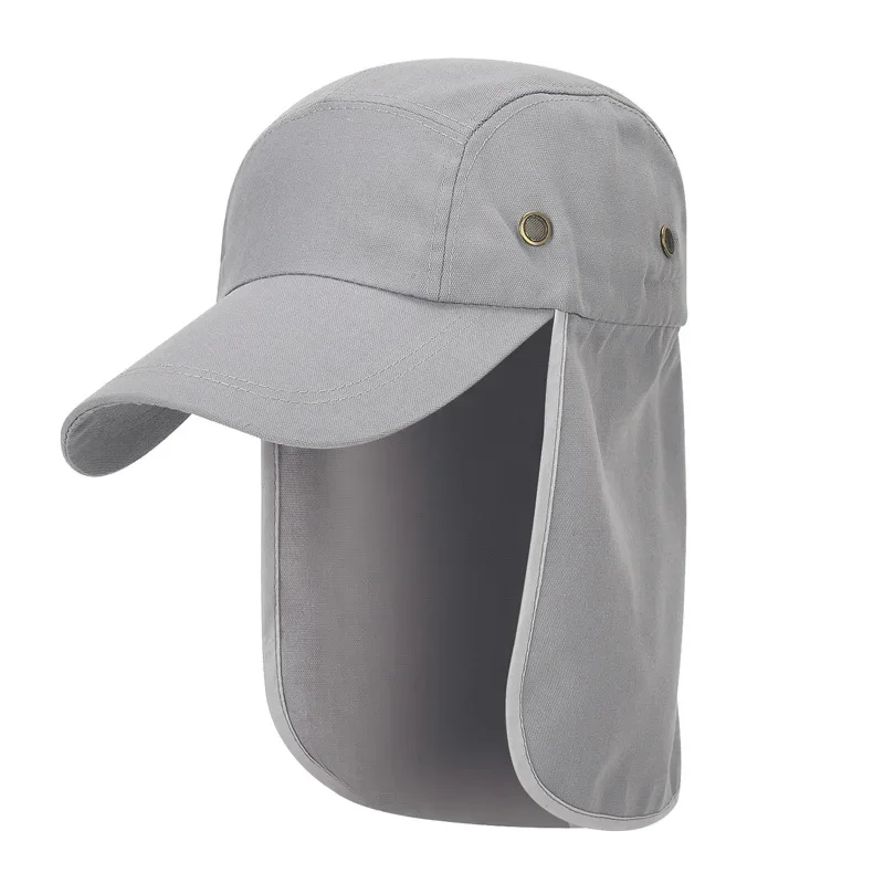 Outdoor Sport Hiking Camping Visor Hat UV Protection Face Neck Cover Fishing Sun Protcet Cap Fishing Cap Rain Hat Sun Jungle