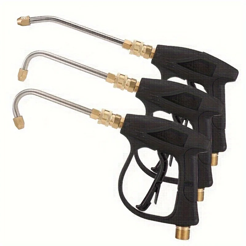 25°/90° High Pressure Water Gun Nozzle, V-Shape Angle Spray Tool for Car Washing & Cleaning, Fits Most Pressure Washers 6