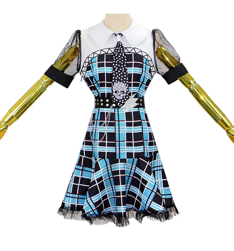 Monster High Frankie Stein Cosplay Costume for Women (Unofficial)