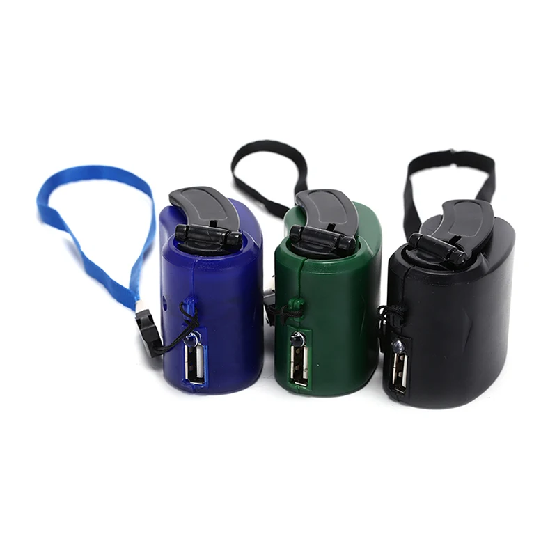 

2023 Generator SOS Safety first aid equipment Mini New Hand Crank Usb Port Charger Portable Dynamo