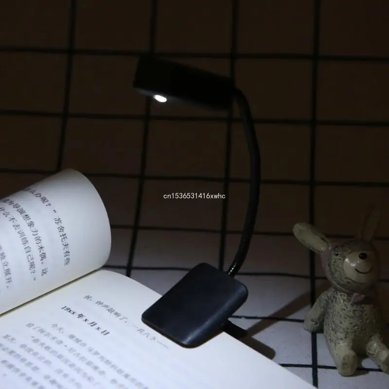 For Kindle & Notebook Reading Light LED Book Light Table Lamp Mini Flexible Clip