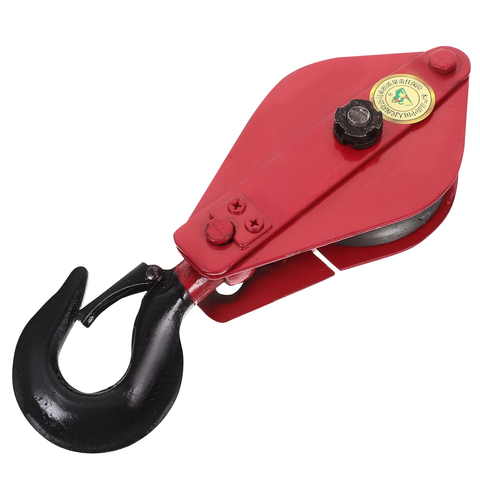 

Lifting Block Towing Wheel Hanging Wire Single Pulley Roller Iron Metal Rope Crane