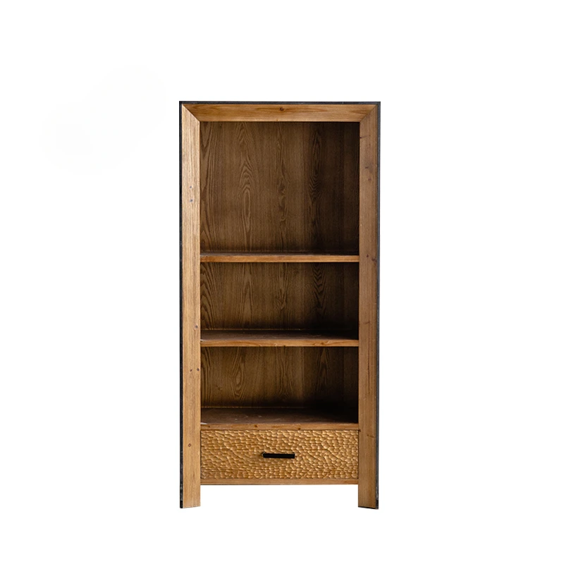 

American Retro Restaurant Light Luxury Solid Wood Dining Side Wine Cabinet Living Room Wall Decorative Storage Clothes Closet