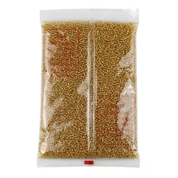 Elegant Transparent Silver Glass Seed Beads - 450g Assortment for Jewelry Crafting and DIY Accessories ( Light Yellow)