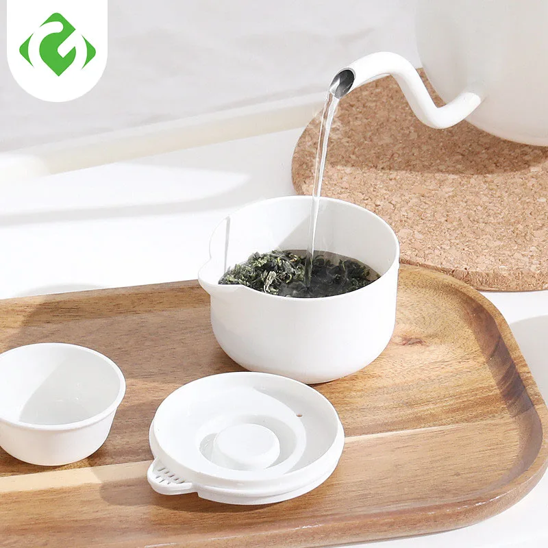 Chinese Kung Fu Tea Set Drop-proof Outdoor Portable Travel Tea Set 1 Teapot 3 Cups Outing Making Tools Free Experience