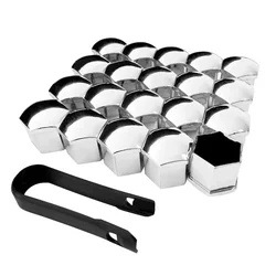 Car Wheel Nut Caps - 20PCS Anti - Rust Protective Covers - 21mm (20pcs silver)