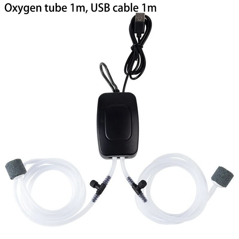 Mini Aquarium Air Pump Kit Oxygen Pump USB Aquarium Filter Oxygen With Air Stone Filter Fishing Tank Accessories aquarium filter fish tank oxygen pump aquarium water pump
