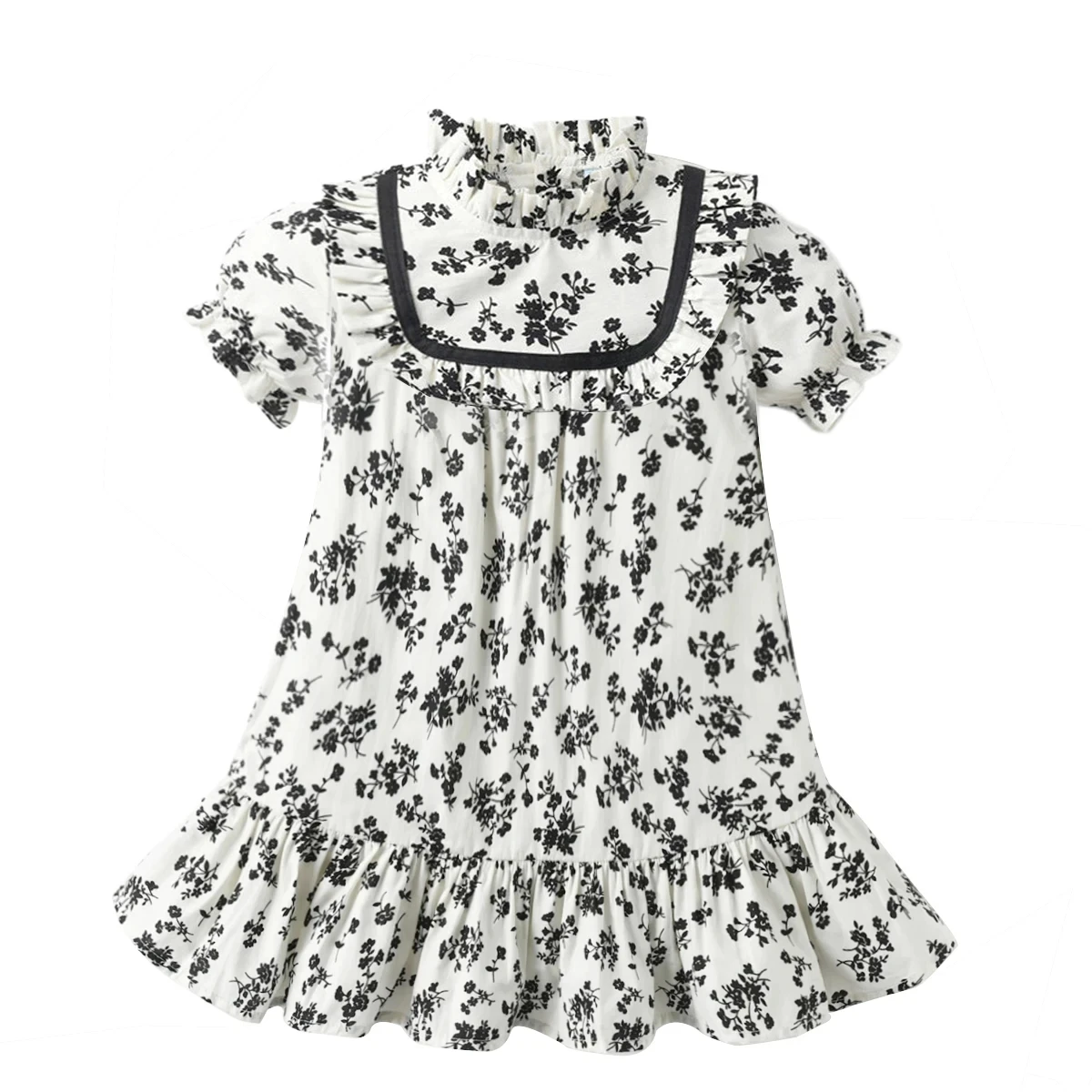 Одинаковая летняя одежда Brother, хлопковое платье длиной до колена для девочек Одинаковая летняя одежда Brother, хлопковое платье длиной до колена для девочек