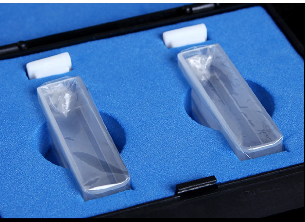 2 PCS quarz küvette zellen mit deckel 5mm pfad länge JGS1 für spektralphotometer labor – Detail 10