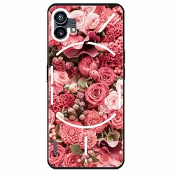 Stylish Marble Tiger Cat Black Silicone Phone Case - TPU Soft Cover for -Nothing Phone (1) (25)