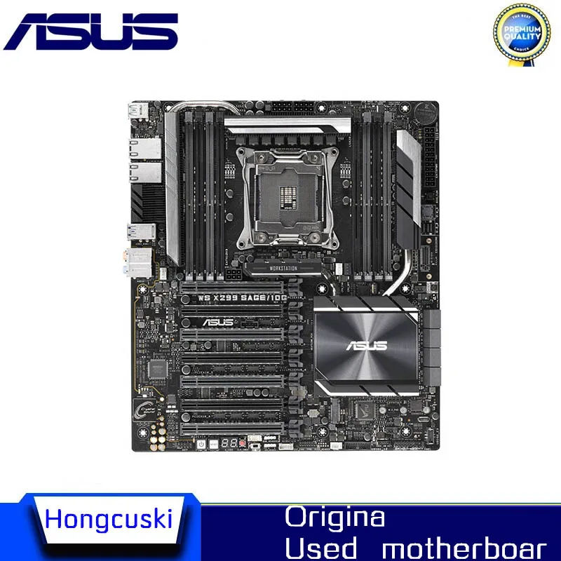 

Used For Asus WS X299 SAGE/10G Original Desktop Intel X299 DDR4 Motherboard LGA LGA 2066 USB3.0 M.2 SATA3