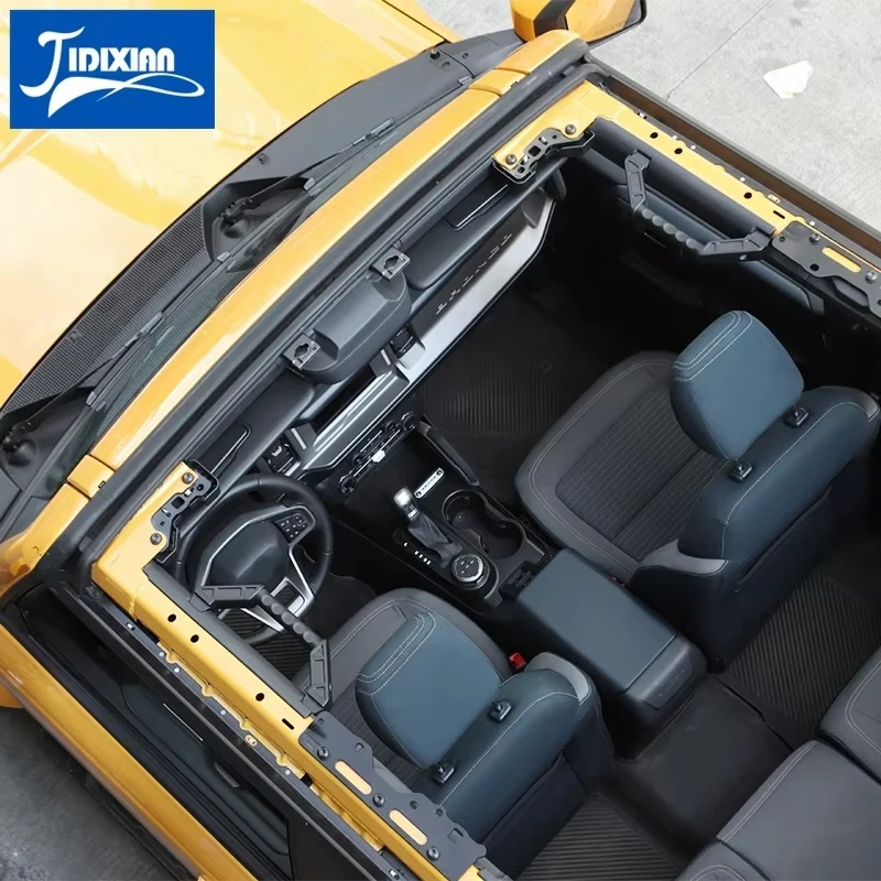 4× Maniglie per Ford Bronco 2021-2024 Roll Bar Paracord Grip Maniglie, Accessori interni Ford Bronco 2 o 4 porte  34
