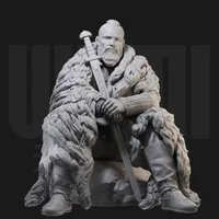 1/24 Scale Resin Figure Model Kit Ancient Figurines Miniature Viking Warrior Bjorn Ironside Unassembled Unpainted Free Shipping 1