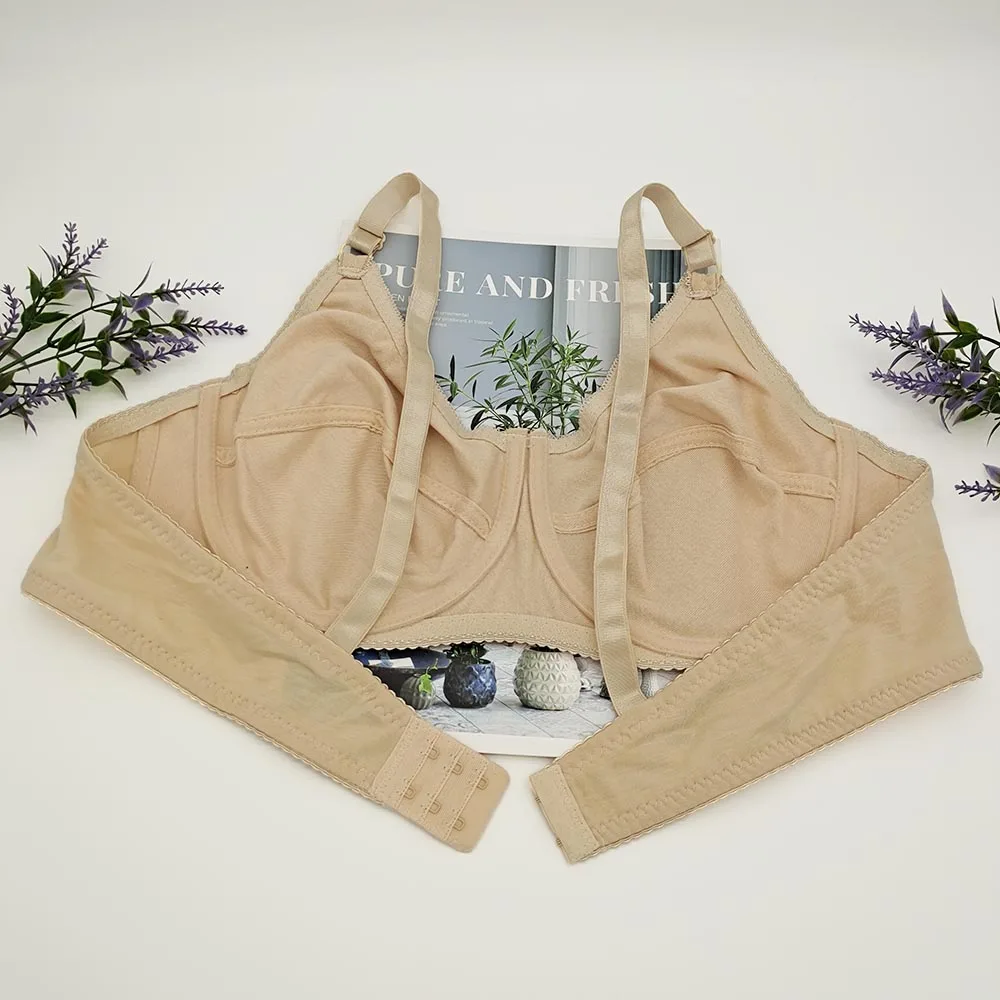 Thin Cup Cotton bra Breathable Push Up Bra Sexy Women Underwear Brassiere large Size 75-105 Lingerie Top Underwired Bralette C21 6
